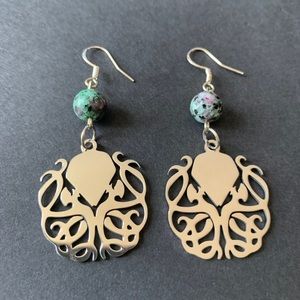COPY - Cthulhu earrings, silver kraken earrings, handmade octopus earrings, got…